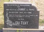 TOIT Jannie, du 1941-1966
