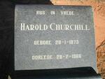 CHURCHILL Harold 1873-1966