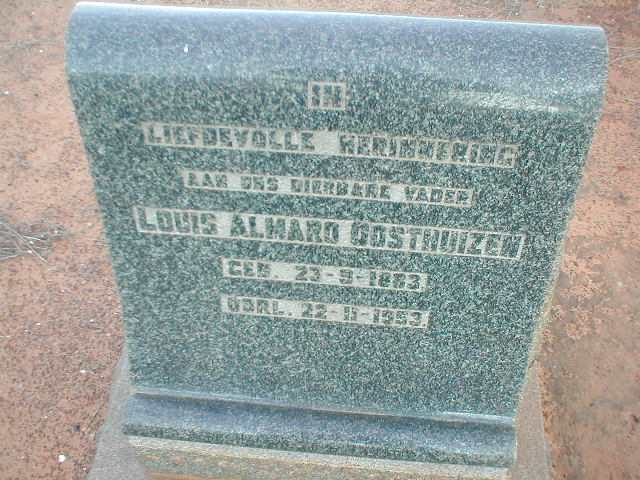 OOSTHUIZEN Louis Almaro 1883-1953