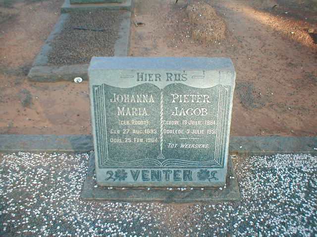 VENTER Pieter Jacob 1884-1951 & Johanna Maria ROODT 1893-1964