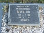 TOIT  Baby, du 1913-1972