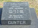 GUNTER Jan Hendrik 1887-1964