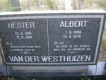 WESTHUIZEN Albert, van der 1906-1976 & Hester 1906-1986
