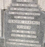 OLIVIER Hendrik Erasmus 1883-1953
