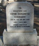 SIEBERHAGEN Hester Margaretha nee DU TOIT 1848-1926