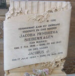 SIEBERHAGEN Jacobus J. 1884-1979 & Jacoba Hendrieka MARAIS 1896-1947