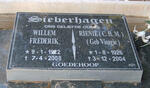 SIEBERHAGEN Willem Frederik 1922-2008 & C.H.M. VISAGIE 1926-2004