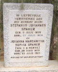 SPAMER Stefanus Johannes 1879-1970 & Johanna Margaretha Sophia V.D. MERWE 1875-1957