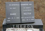 THERON Danie 1950-  & Hester SNYMAN 1951-1995