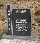 MATABOGE Mpone Andrew 1938-2004