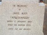 FARQUHARSON Jane Ann 1862-1955