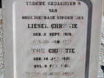 CHRISTIE Liezel 1919-1921 :: CHRISTIE  John 1921-1921