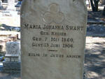 SWART Maria Johanna nee KEISER 1860-1906