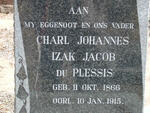 PLESSIS Charl Johannes Izak Jacob, du 1866-1915