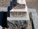 DELPORT Aletta J. 1933-1939