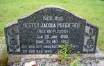 POTGIETER Hester Jacoba nee DU PLESSIS 1908-1953
