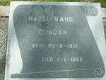 DUNCAN Hazel Maud 1901-1985