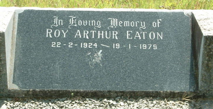 EATON Roy Arthur 1924-1979
