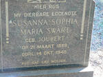 SWART Susanna Sophia Maria nee JOUBERT 1888-1945