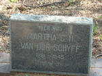 SCHYFF Martha G.H., van der 1861-1945