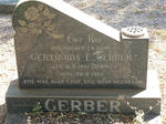 GERBER Gertruida E. nee SPANG 1892-1964