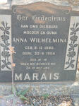 MARAIS Anna Wilhelmina 1880-1954