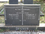 DREYER Martienus 1889-1978 & Cornelia J. 1893-1977