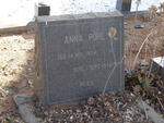 POHL Anna 1904-1975