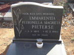 PIETERSE Emmarentia Petronella Magrieta 1893-1980