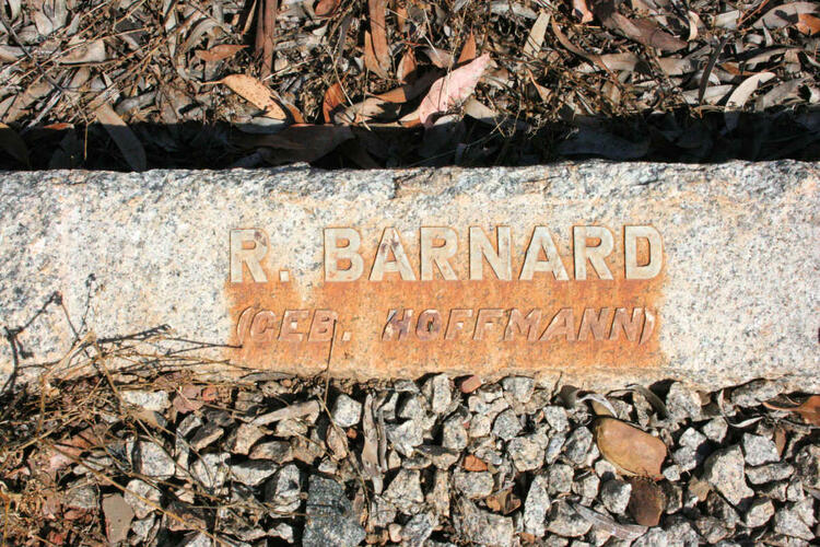 BARNARD R. neé HOFFMANN