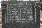 JACKSON John Thomas 1857-1926 & Aletta Johanna VAN ZYL 1864-1951