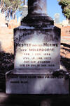 MERWE Hester, van der neé MOLENDORFF 1898-1929 :: VAN DER MERWE Seuntjie 1929-1929