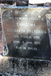 PRETORIUS Christina Elizabeth 1898-1933