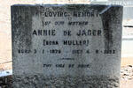 JAGER Annie, de neé MULLER 1879-1953