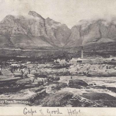 Camps Bay Tram Terminus, postal cancellation 1905