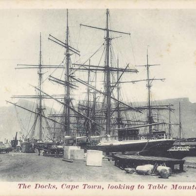 The Docks, Cape Town looking to Table Mountain