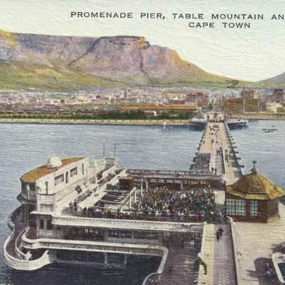 Promenade Pier, Table Mountain and Lion's Head, Cape Town