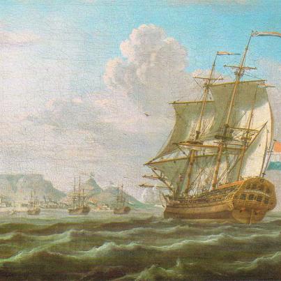 Kaapstad  Die Noord-Nieuwland in Tafelbaai  1762