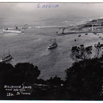 Cape Town Selborne Docks from Red Hill