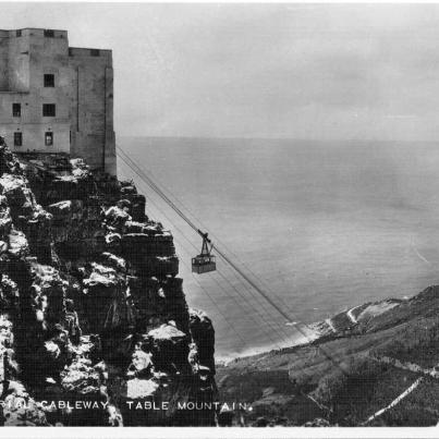 Kabelspoor.Tafelberg.Kaapstad.1954