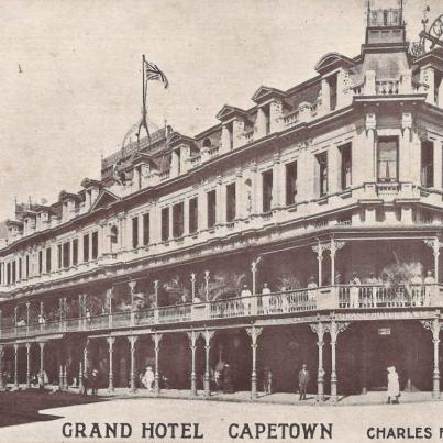 Grand Hotel Cape Town, manager Charles Finch