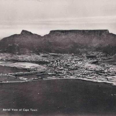 Aerial View of Cape Town