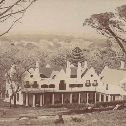 Groote Schuur from rear of house