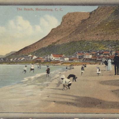 The beach, Muizenberg, Cape Colony