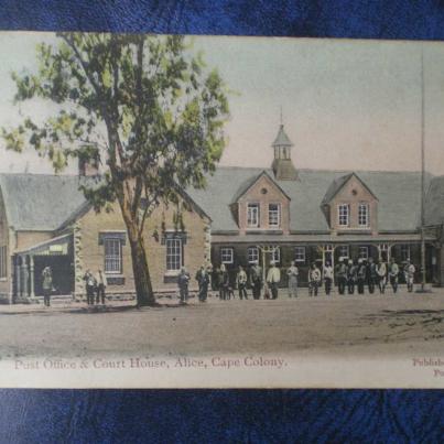 Post Office &amp; Court House, Alice, Cape Colony, South Africa c1908