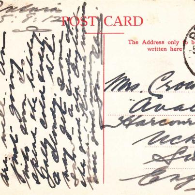 VEREENIGING - railway bridge over Vaal river, 1900-1911 back