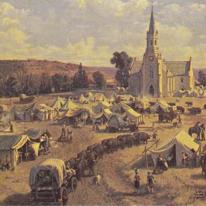 St Andrew's Church, Cape Town painted by Willem Hermanus Coetzer (1900-1983), Greeting Card