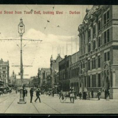 Durban West Street from Town Hall