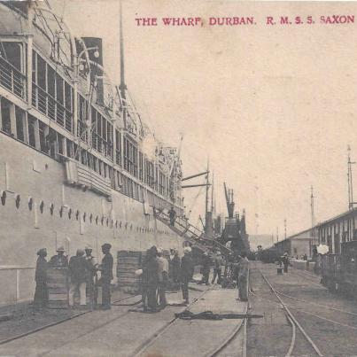Durban The Wharf RMSS Saxton along