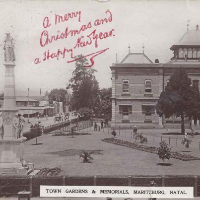 Town Gardens and Memorials, Maritzburg, Natal